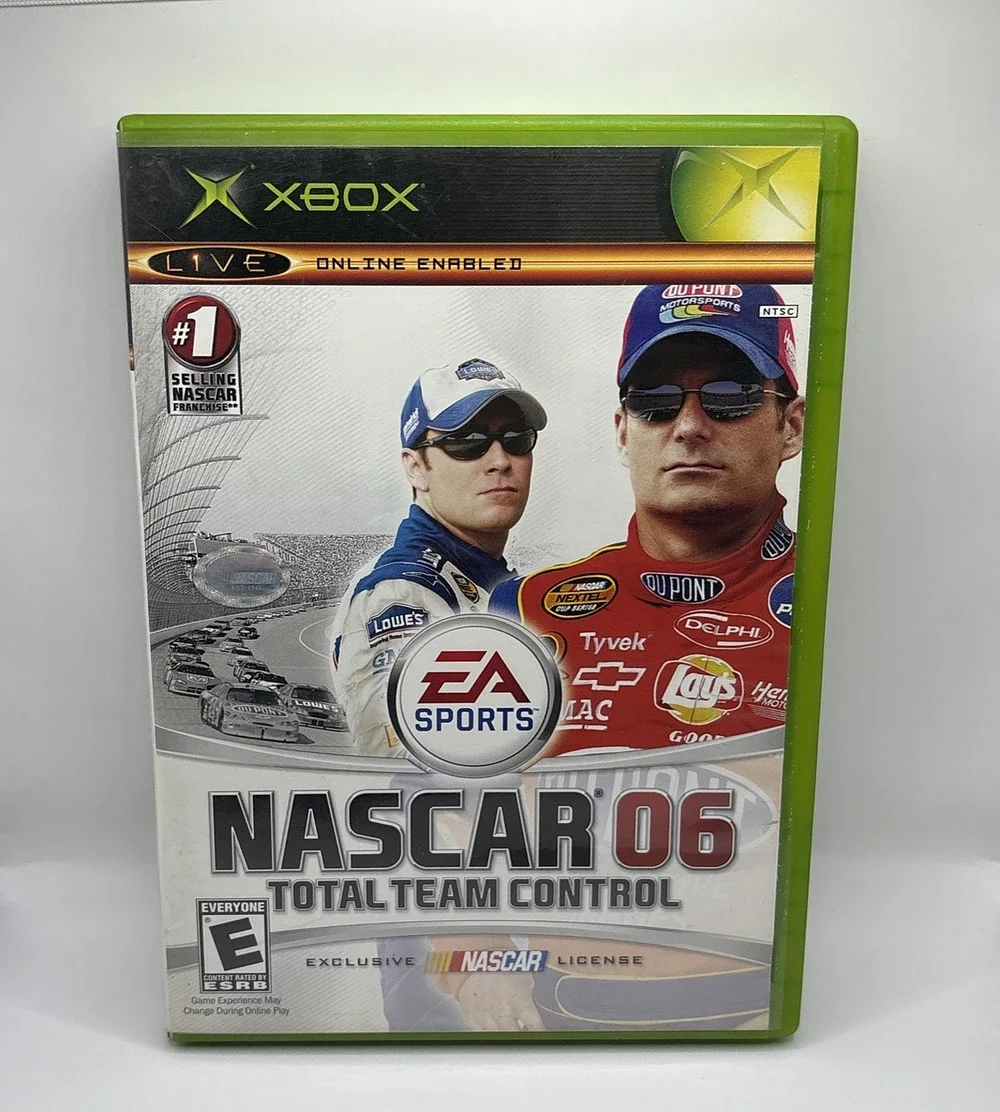 NASCAR 06 Total Team Control Microsoft Xbox 2005 Complete w/ Manual